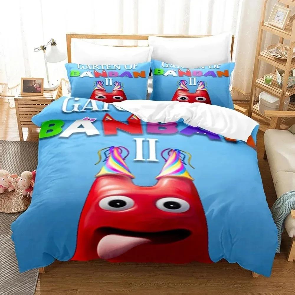 Garten Of Banban Bedding Set Cartoon Bed Gift For Boys Kids Girls Home Decor Single Twin Full Size Cute Duvet Cover Sets