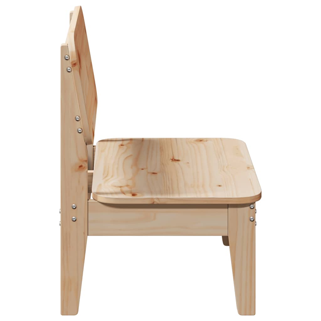 Garden Chairs 2 pcs 60 x 52.5 x 72 cm Solid Pine Wood