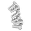 100pcs GB867 M4 Flat Head Aluminum Rivets Flat Head   Rivet (M4 * 10)
