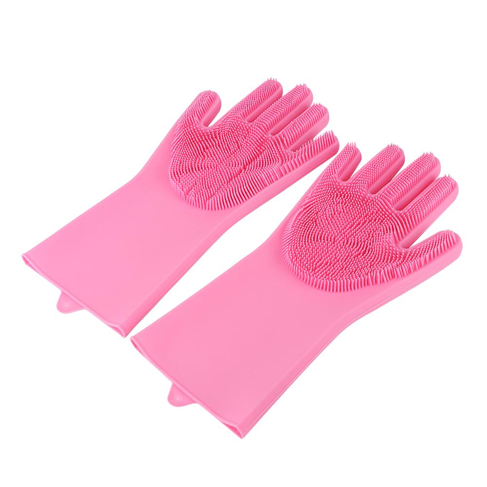Multifunctional Silicone Environmental Heat Protection Washing Kitchen Cleaning Gloves