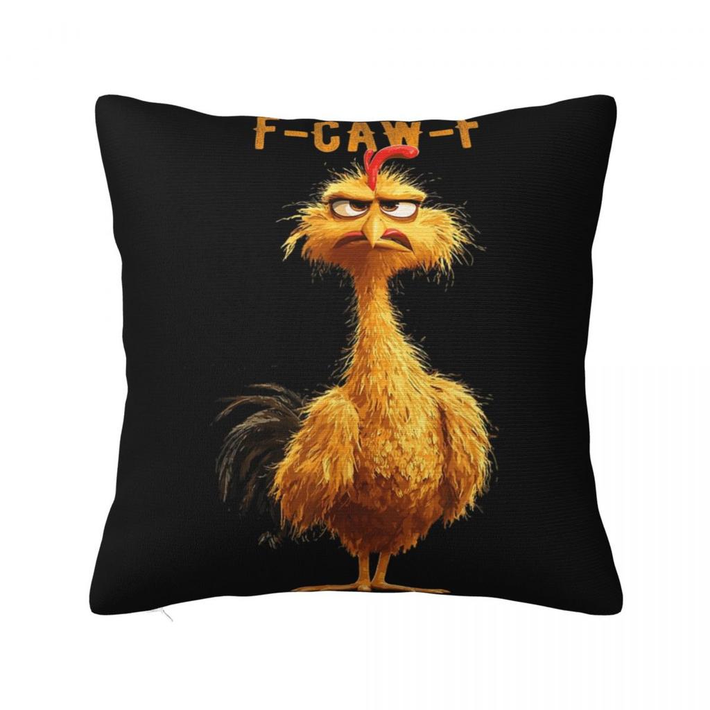 Decorative Pillow Cover Funny F-Caw-F Chicken Fcawf Merch Bed Throw Pillow Case Cover Drop Shipping Multiple Sizes
