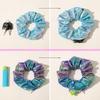 Hair elastic with zipper
