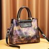 Bag Middle-aged Women's Mother Bag 2025 New Large-capacity Portable Messenger Bag Flower Shoulder Fashion Bag Women