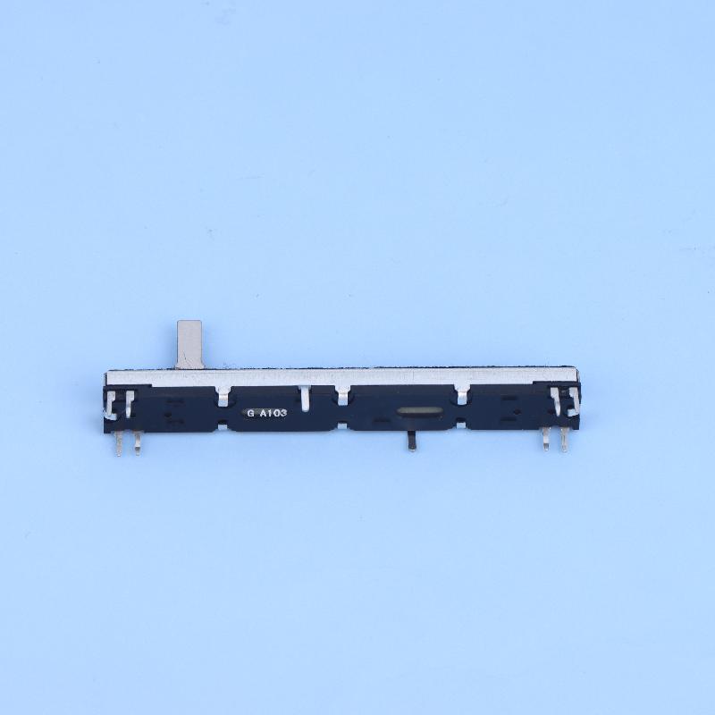 1Pcs 75Mm Straight Slide Potentiometer 8Pins A103 Double Fader A10K Soundcraft Efx8 Fader A10Kx2 A20Kx2 A50Kx2 B10Kx2 A103 A203