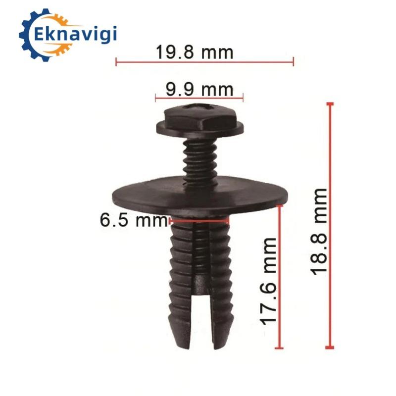 20PCS OE#51718259788 Panel Molding Retainer Splash Shield Rivet Clip For BMW 51718259788 Side Skirts & Rocker Moulding