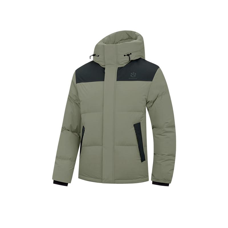 Jordan Mountain God Men's Winter Water-Repellent Hooded Down Jacket