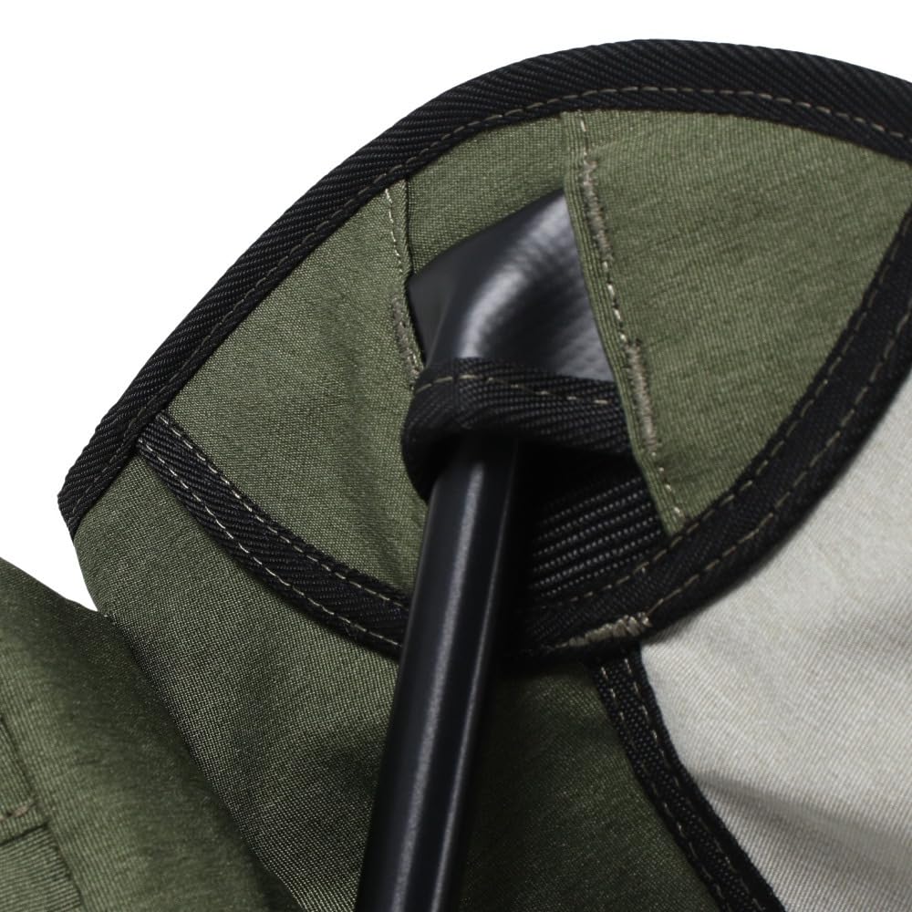 CHUMS Compact Chair Booby Foot High Chair H98 x W62 x D30cm Olive/Gray CH62-1800-M103-00