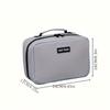 Men's Double Open Makeup Storage Bag Portable Zipper Closure Makeup And Beauty Bag Business Travel Toiletries Organizer Bags