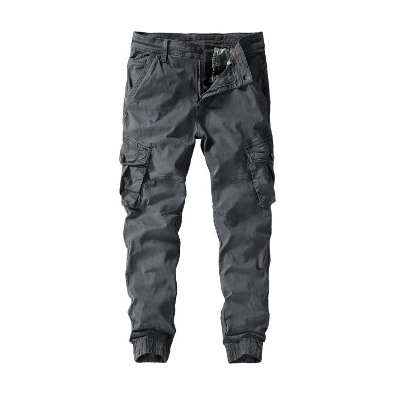 Overalls Men 'S Casual Pants Winter Cotton Trousers Multi -Pocket Men 'S Pants 