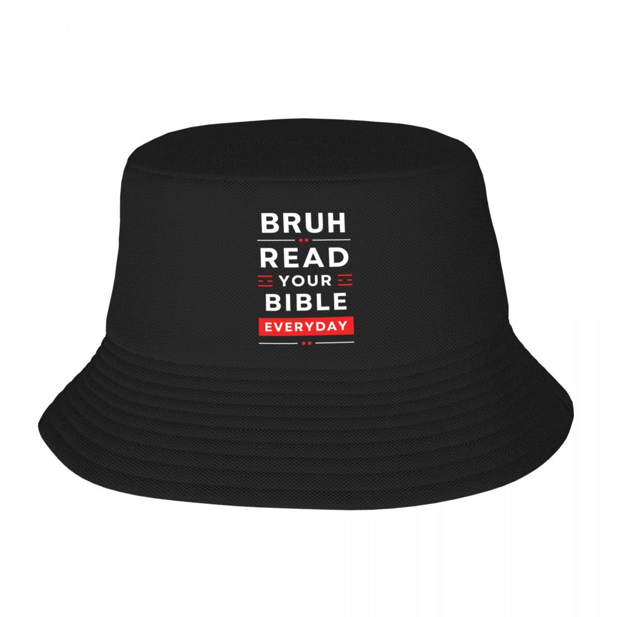 Custom Bruh Read Your Bible Everyday Bucket Hat Women  Unisex  Christian God Quotes Beach Sun Summer Camping Cap