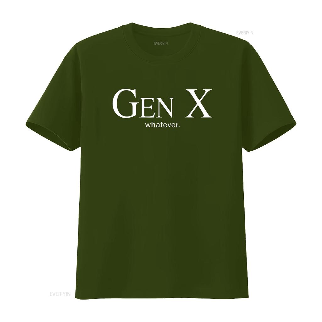 Gen X Whatever T Shirt Funny Saying Quote For Women Vintage Washed Versatile Slightly Casual Unisex Soft Top For Everyday Wear