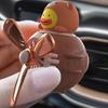 Osvěžovač vzduchu do auta Držák na výdech ventilace Rotující vrtulka Kreslená kachna Králík Pilot Typ s klipem Mini Automobilový difuzér aromaterapie Ventilátor do výdechu Autem