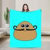 My Pet Alien Pou Throw Blanket for Couch Soft Fuzzy Plush Blanket 50x60 Inch Multiple Sizes Bedspreads for All Seasons