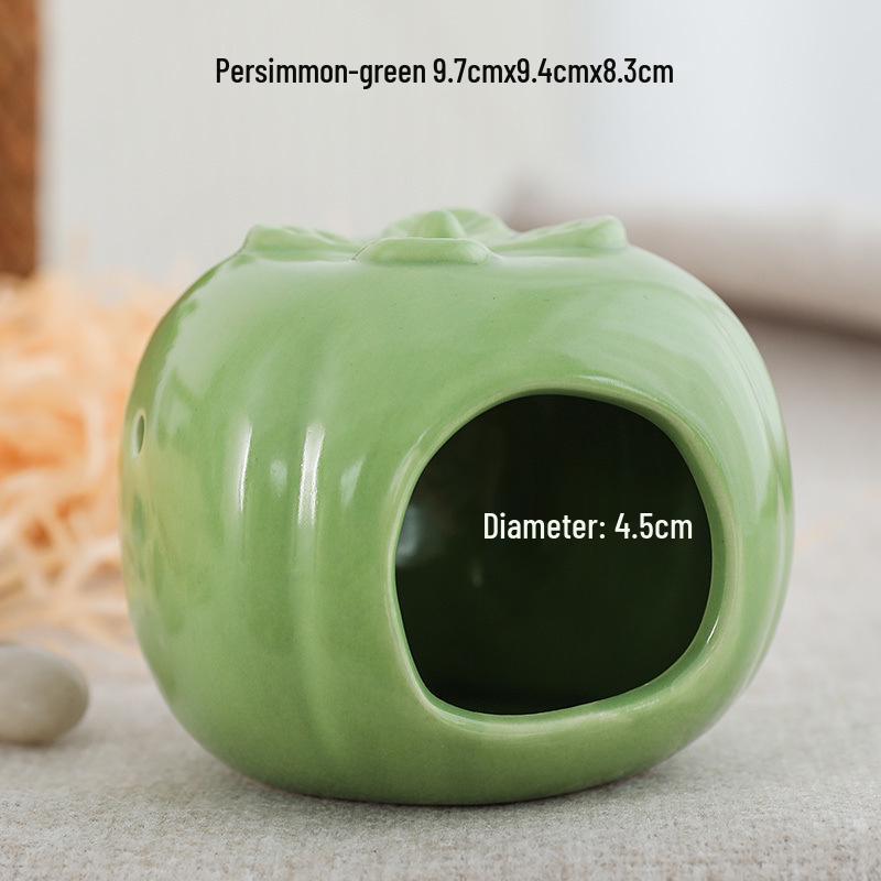 

Golden Hamster Ceramic Turtle Hideout & Maternity Room - Durable, Bite-Resistant, Year-Round Comfort