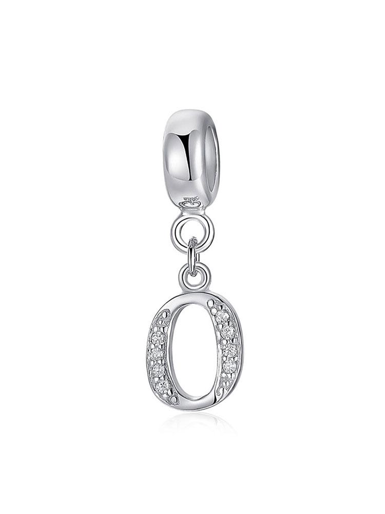 Copper Fashionable 26 Letters Of Charm Bead For Women Fit Bracelets Diy Making Anniversary Gift Fine Ladies Jewelry