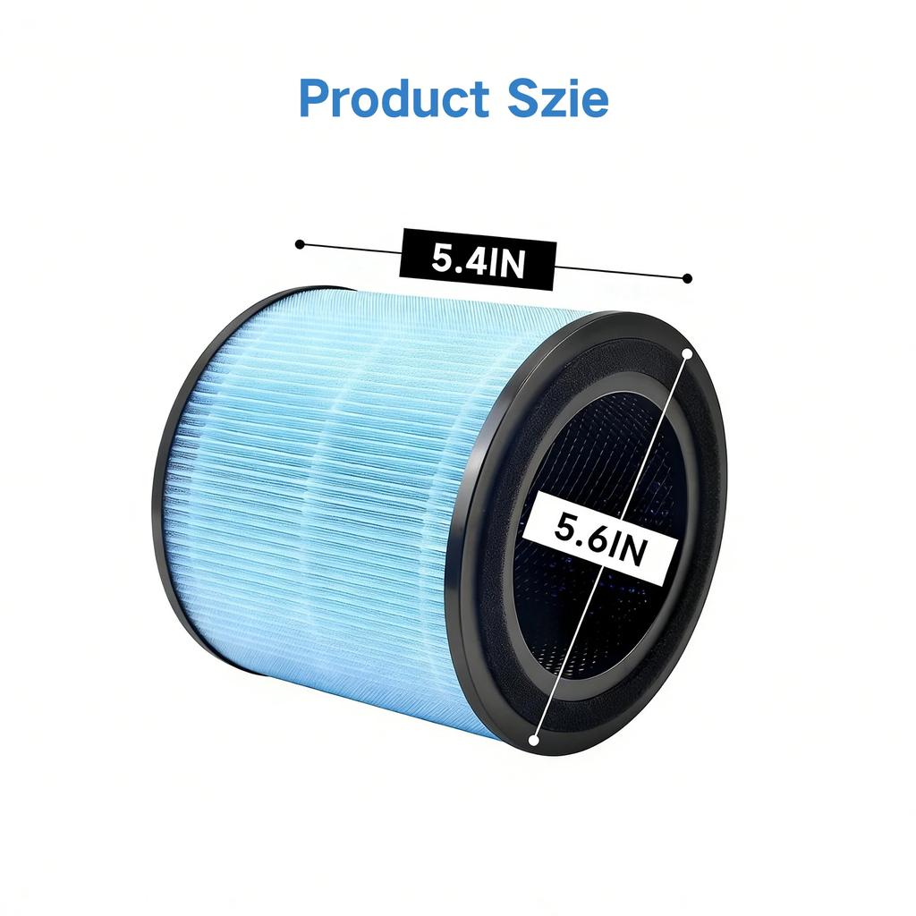 4 Stage H13 True HEPA Filter Accessories Parts AP0601-RF Filters AP0601 Air Filter Compatible with AIRTOK Air Purifier
