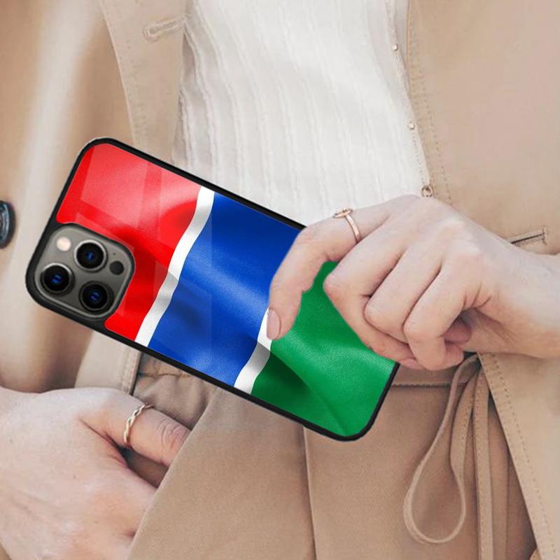 

Gambia Flag Magnetic Phone Case For APPLE iPhone 17 Air 16 14 13 12 Pro Max 15 Plus Wireless Charge With MagSafe Cover iPhone 13mini