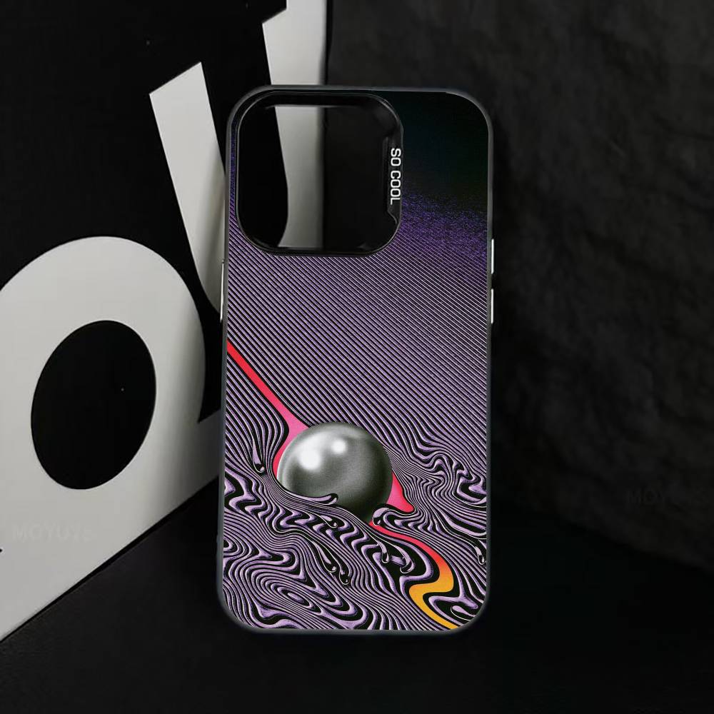 Tame Impala Psychedelische Kunst Handyhülle Für iPhone 17,16,15,14,13,12,11 Plus,Pro Max,XS,Bunte Silberne Handyhülle Funda Cover