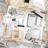 Retro Symmetrical Tear-off Sticky Notes - French Island Series Long Base Paper