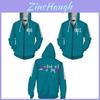 Veste à capuche zippée verte luxueuse Squid Game 001 456 Vêtement d'extérieur inspiré de Netflix