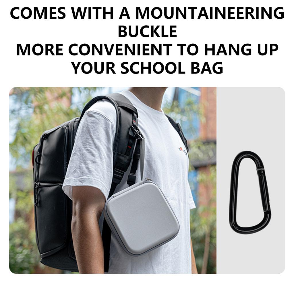 PU Drones Protections Storage Case for Drones with Accessory Management and Carabiner Clip