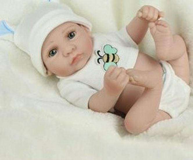 NPK Silicone Realistic Baby Doll - Cute Role-Playing Toy Gift 27 cm