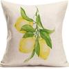 New Nordic Linen Pillowcase Summer Fruit Print Pillowcase Sofa Cushion Cover Home Furnishing