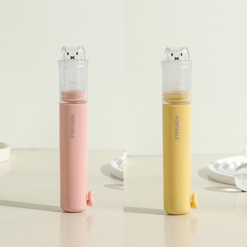 Portable 2-in-1 Toothbrush & Toothpaste Set with Holder - Essential for Travel and Business Trips, Soft Bristles