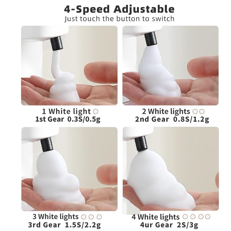 Neuer Wandmontierter Automatischer Seifenspender Schaum Smart Handwaschmaschine 380ml Flüssig Wiederaufladbar Badezimmer Induktionssensor