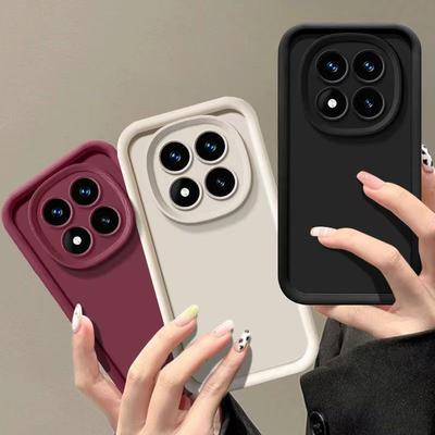 Pro pouzdro Redmi Note14 Pro Redmi Note14 Pro 4G 5G pouzdro na telefon note 14 Pro + Matný zadní kryt Ochrana s pocitem kůže Nárazuvzdorné pouzdro