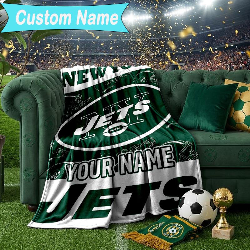 Custom Name Blanket Jets Helmet Blanket Bedding Blanket for Travel, Camping, Living Rooms, Offices, Sofas, Fan Christmas gift