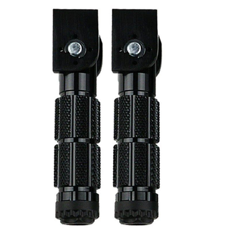 Peg Premium Rear Foot Pedals Folding Aluminum Footrests Footpegs Universal For Motorbike For ATV UTV Go Kart