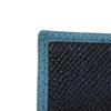Used Bulgari Man Business Card Holder 7946 Navy Bi-Color Calfskin Bifold RFID Case (11679) Logo Metal Light Blue Men's