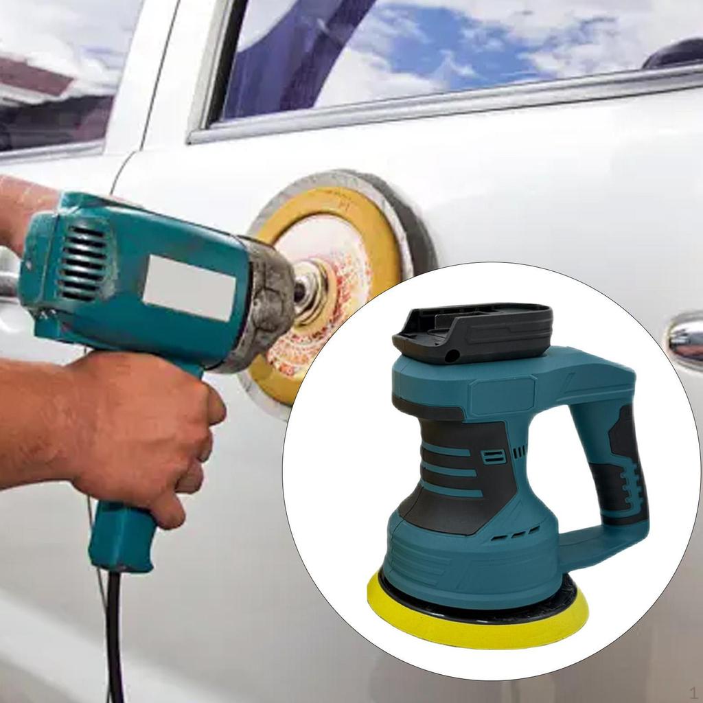 Car Polisher Waxer Portable Handheld Grinding Compact Surface Digital Display for DIY