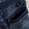 Vanson Embroidered Denim Biker Size 34 NVBL-2303 Pants, Indigo,