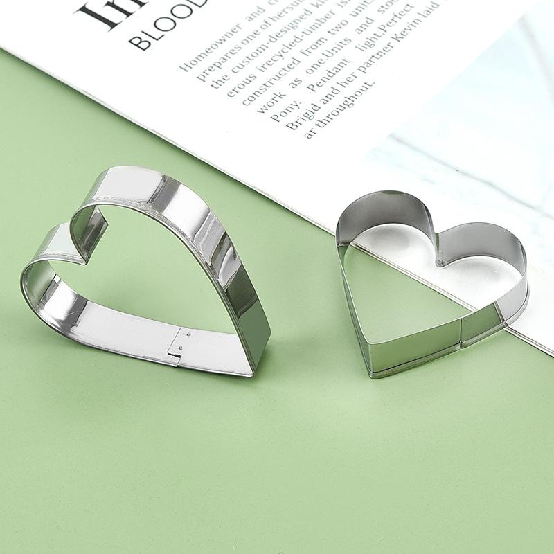 12pcs Cookie Cutters Stainless Steel Flowers Heart Circle Stars Baking Mould DIY Baking Molds Biscuit Cutter Fruit Egg Mould