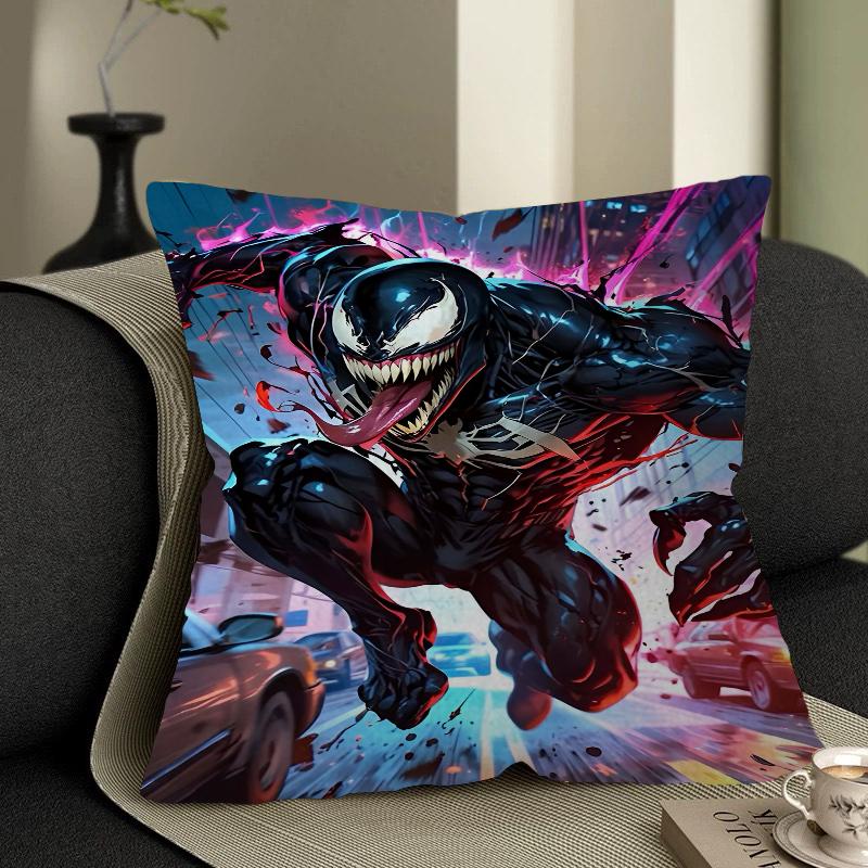 Superhero Movie V-Venom Personalized Pillow Cover Kids Bedroom Wild Party Decor Pillowcase Kid Birthday Shower Gift