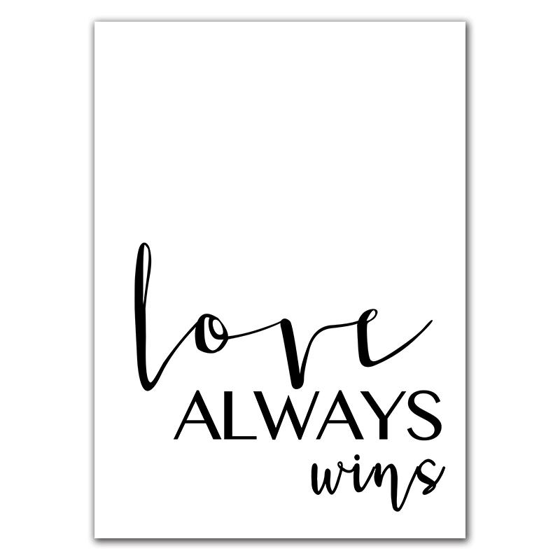 Mr Mrs Love Wedding Wall Picture For Bedroom MakeUp Beauty Eyelash Decorative Painting Print Poster Quote Canvas Painting HD2109