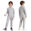 Unisex Kids Adaptive Jumpsuit Special Needs Clothing Back Invisible Zipper Cotton Long Sleeve
