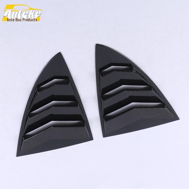 19 Model 3 Rear Window Louver Decorative Panel - Anti-Scratch Side Accessory