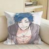 YBC BLAnime Tamura Yui Square Sofa Pillow Cover Solid Color Living Room Home Decor Cushion Case