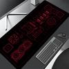 Larger Mousepad CPU Artistic line design Style Gaming Keyboard Computer 600x1200mm Desk Mat Accessories Game Mause Ped Office
