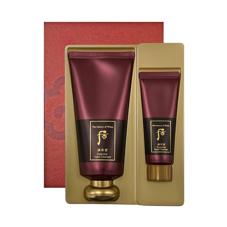 The History of WHOO Jinyulhyang Essential Foam Cleanser 180mL + 40mL Special Set /Moisturizing, Korean Cosmetics, Kbeauty