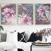 Wall Art Flower Posters and Prints Abstract Painting Scandinavian Poster Nordic Style Decorative Pictures for Living Room Decor