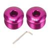 2PCS Aluminum Alloy Cycle Pedal Dust Cover M14 Thread Bike Pedal Screw Cover  Bike Pedal Protection