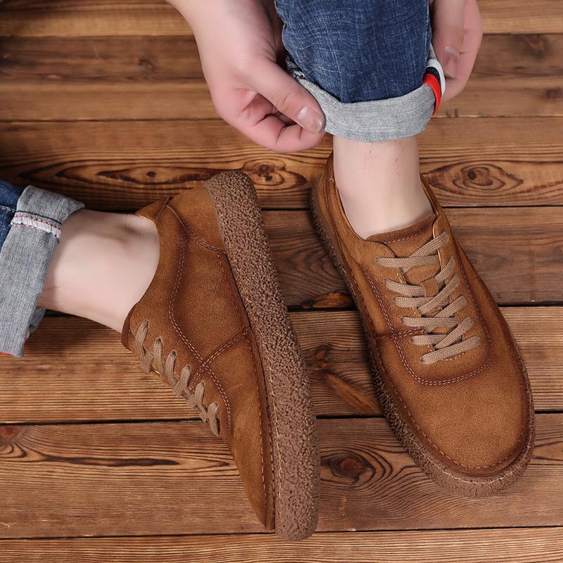 Mode Herren High Top Freizeitschuhe Atmungsaktive Designerschuhe Wildleder Slipper Business Büroschuhe für Herren Fahrmokassins Plüsch