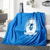 Peterborough Crest Flannel Blanket, Soft Polyester, Modern Design, All-Season for Camping, Travel, Gifts for holidays or birthdays