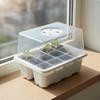 12 Compartment Seed Starting Tray Transparent Lid Mini Greenhouse