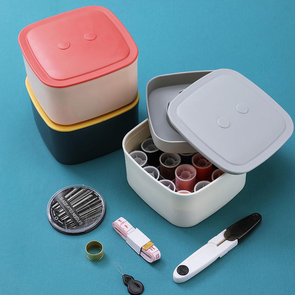 Magnetic Sewing Box PP Polyester Colorful Multifunctional Scandinavian Style Craft Storage Box for