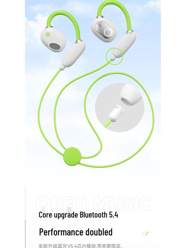 M80 True Wireless Bluetooth Earbuds - Ultra-Long Battery, Noise Cancelling, Sport Ear-Hook Design